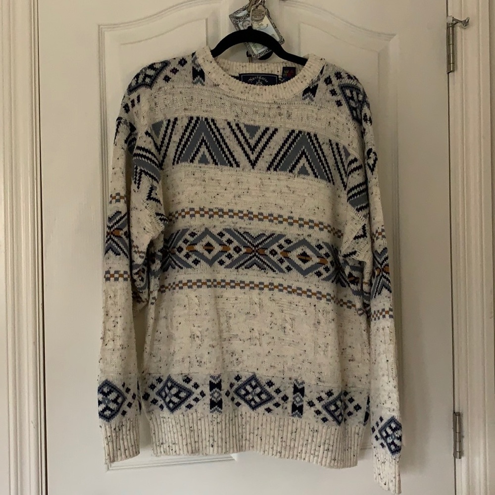 Oversized Pattern Sweater